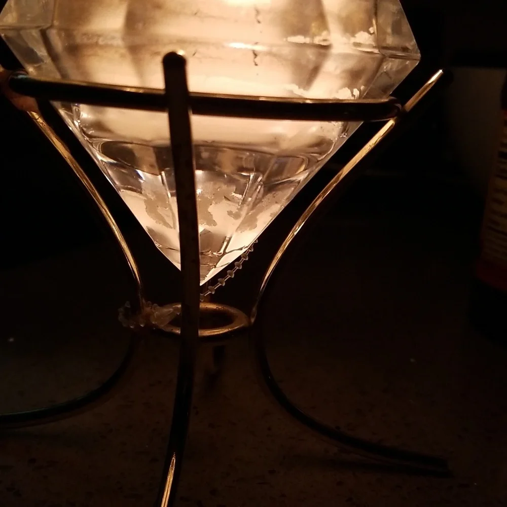 PartyLite Clear Crystal-Look Glass Tealight Holder - Picture 4 of 4